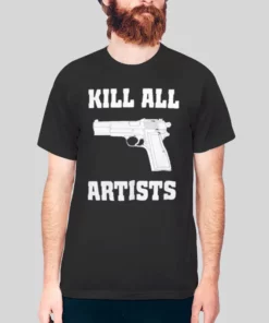 Funny Kill All Artists Hoodie 3