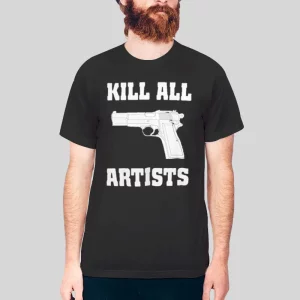 Funny Kill All Artists Hoodie 3