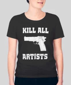 Funny Kill All Artists Hoodie 4
