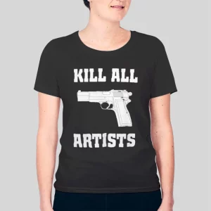 Funny Kill All Artists Hoodie 4