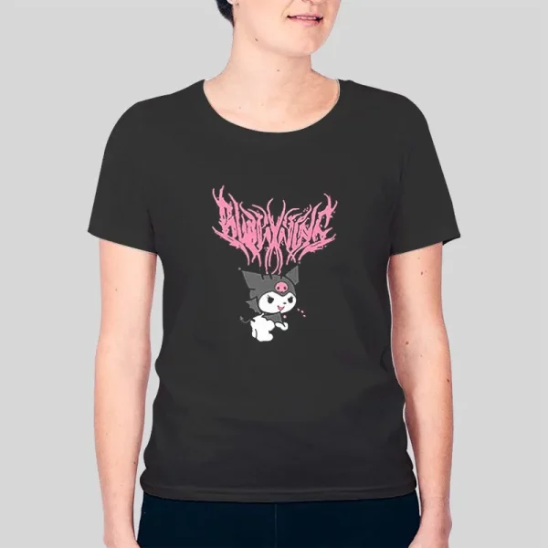 Funny My Melody and Kuromi Split Pullover Hoodie