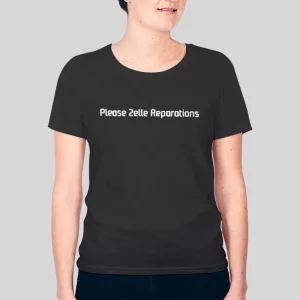 Funny Please Zelle Reparations Hoodie 3