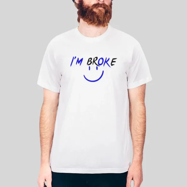 Funny Smiley Im Broken Hoodie