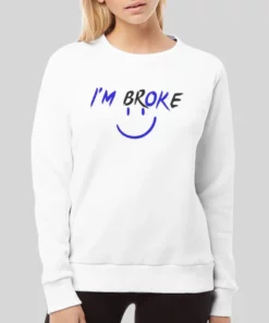 Funny Smiley Im Broken Hoodie 4