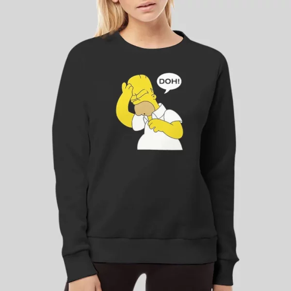Funny The Homer Doh Cartoon Hoodie