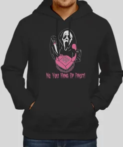 Ghost Face Calling No You Hang Up Scream Hoodie 1