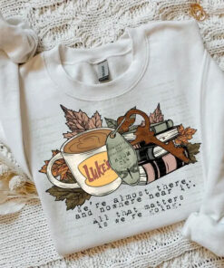 Gilmore Girls Bookstack Lukes Sweatshirt 1