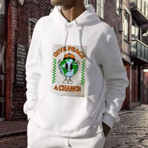 Give Peace A Chance Day Earth Day Hoodie 3