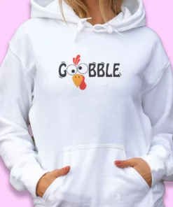 Gobble Turkey Thanksgiving Thanksgiving Hoodie 1 Gobble Turkey Thanksgiving Thanksgiving Hoodie 2