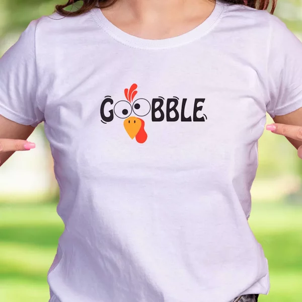 Gobble Turkey Thanksgiving Thanksgiving Vintage T Shirt