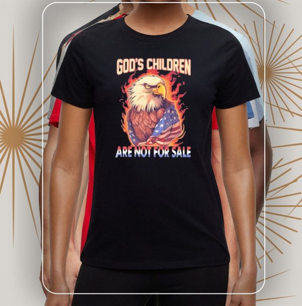 God’s children are not for sale eagle American shirt
