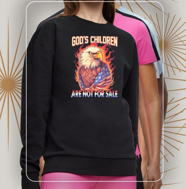 God’s children are not for sale eagle American shirt