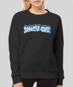 Graffiti Frantic Black Hoodie 4