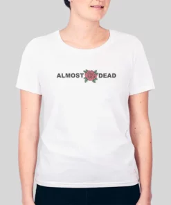 Graphic Rose Almost Dead Hoodie 3
