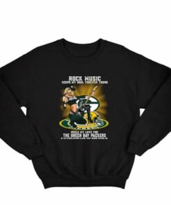 Green Bay Packers rock music keep my soul forever young Sweatshirt 2