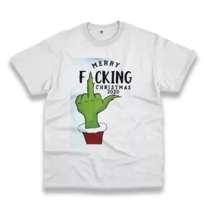 Grinch Hand Merry Fucking Christmas Funny Christmas T Shirt 4