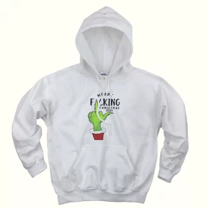 Grinch Hand Merry Fucking Christmas Ugly Christmas Hoodie