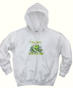 Grinch I Am Sorry The Nice Nurse Is On Vacation Ugly Christmas Hoodie 1