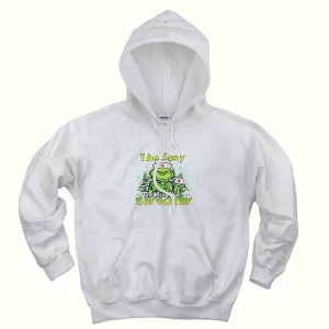 Grinch I Am Sorry The Nice Nurse Is On Vacation Ugly Christmas Hoodie