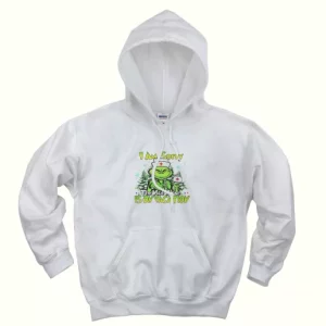 Grinch I Am Sorry The Nice Nurse Is On Vacation Ugly Christmas Hoodie 4