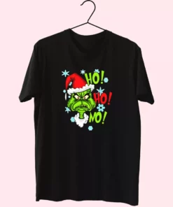 Grinch Mashup Santa Ho Ho Ho T Shirt Xmas Design 1