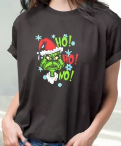 Grinch Mashup Santa Ho Ho Ho T Shirt Xmas Design 2