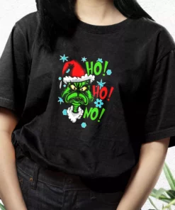 Grinch Mashup Santa Ho Ho Ho T Shirt Xmas Design 3