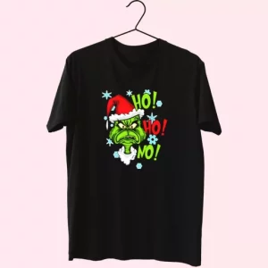 Grinch Mashup Santa Ho Ho Ho T Shirt Xmas Design 4