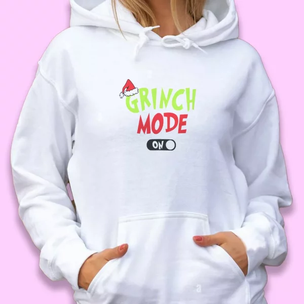 Grinch Mode On Thanksgiving Hoodie