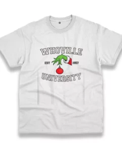 Grinch Whoville University Est 1957 Funny Christmas T Shirt 1