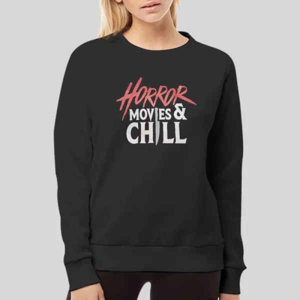 Halloween Horror Movies And Chill Hoodie