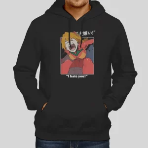 Hates You Neon Genesis Evangelion Asuka Hoodie