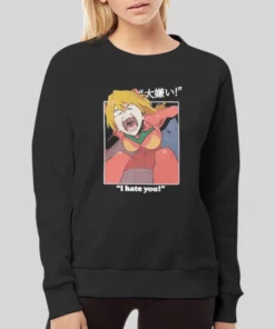 Hates You Neon Genesis Evangelion Asuka Hoodie 4
