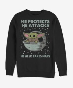 He Protects He Attacks Sweatshirt 1