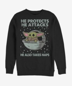 He Protects He Attacks Sweatshirt 2
