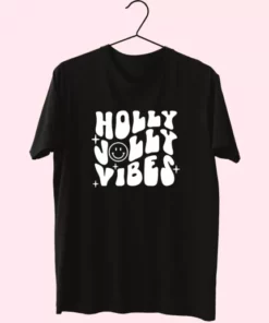 Holly Jolly Vibes T Shirt Xmas Design 4