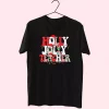 Holly N Jolly Teacher Santa T Shirt Xmas Design