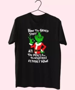 How The Grinch Stole All The Perces Shirt T Shirt Xmas Design 1