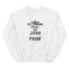 I Listen To 2 Things Pizza And John Prine Unisex Sweatshirt