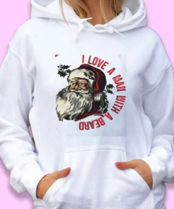 I Love A Man With A Beard Like Santa Ugly Christmas Hoodie 1 I Love A Man With A Beard Like Santa Ugly Christmas Hoodie 2