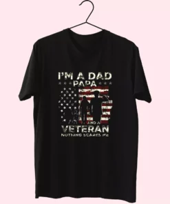 IM A Dad Papa And A Veteran Vetrerans Day T Shirt 1