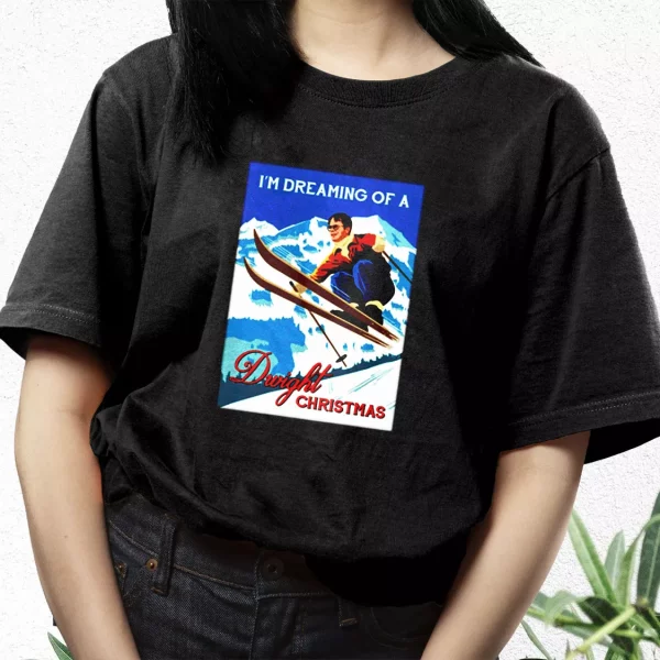 I’M Dreaming Of A Dwight Jumper T Shirt Xmas Design