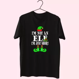 IM Not An Elf IM Just Short T Shirt Xmas Design 4