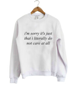 Im sorry its just that i Literally Sweatshirt 1