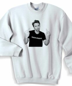 James Franco middle fingers bird Sweatshirt 1