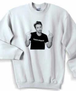 James Franco middle fingers bird Sweatshirt 2