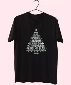 Jesus Quotes Isiah On Bible T Shirt Xmas Design 1