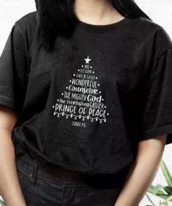 Jesus Quotes Isiah On Bible T Shirt Xmas Design 3