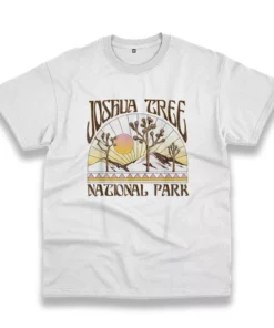 Joshua Tree National Park Retro Casual Earth Day T Shirt 1