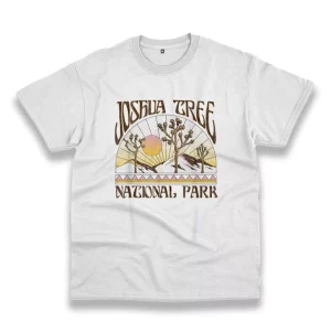 Joshua Tree National Park Retro Casual Earth Day T Shirt 1